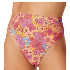 Jessica Simpson Floral Rendezvous
High Waisted Swim Bottoms - Flax Multi Large